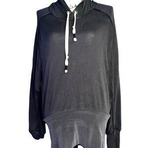 Free‎ People Movement Ready Go dark gray sweatshirt small